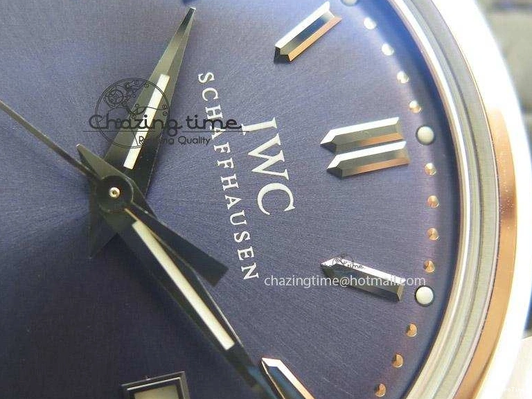 MIROTIME 0208 UrbanChic Ingeniuer St.Laurens SS Blue Dial MK 1:1 Best Edition On Black Leather Strap A 7366